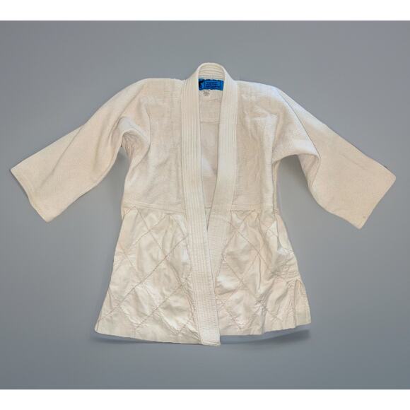 Vintage Eagle Brand L Judo Gi Kodokan Robe 70s Quilted Sz 00 - Picture 1 of 3